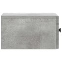 VidaXL Wisząca Szafka Nocna 2 szt. Betonowy szary 33 x 34,5 x 20 cm