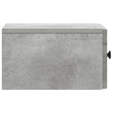 VidaXL Wisząca Szafka Nocna 2 szt. Betonowy szary 33 x 34,5 x 20 cm