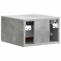VidaXL Wisząca Szafka Nocna 2 szt. Betonowy szary 33 x 34,5 x 20 cm