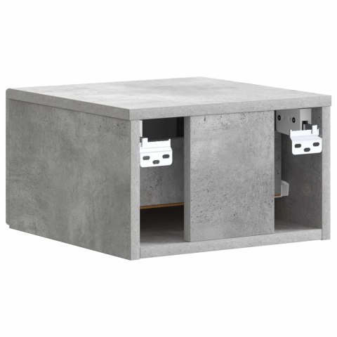 VidaXL Wisząca Szafka Nocna 2 szt. Betonowy szary 33 x 34,5 x 20 cm