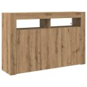 VidaXL Bufet Dąb rzemieślniczy 116 x 30 x 75 cm Drewno inżynieryjne
