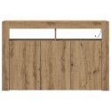 VidaXL Bufet Dąb rzemieślniczy 116 x 30 x 75 cm Drewno inżynieryjne