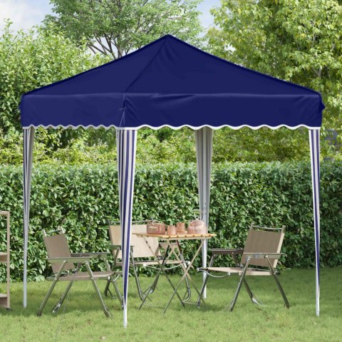 VidaXL Namiot imprezowy rozkładany 195 x 195 x 245 cm niebieski