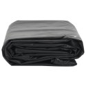 VidaXL Plandeka, czarna, 5x7 m, 650 g/m²