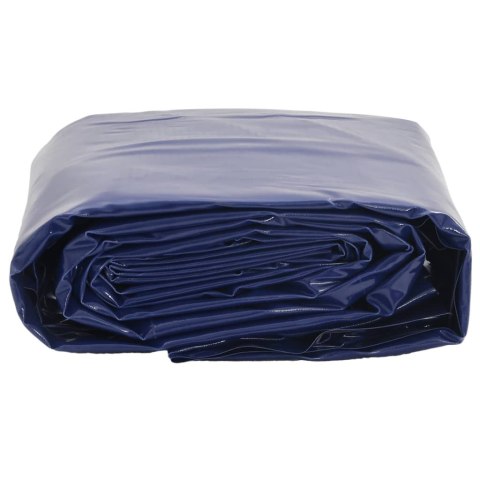 VidaXL Plandeka, niebieska, 1x2,5 m, 650 g/m²