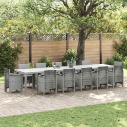 VidaXL Stół Ogrodowy Jasnoszary 400 x 100 x 73 cm polirattan