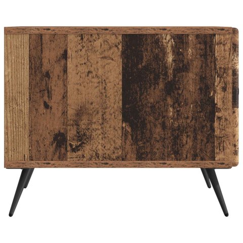 VidaXL Stolik kawowy Stare drewno 49 x 50 x 40 cm Drewno inżynieryjne