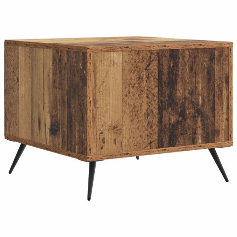 VidaXL Stolik kawowy Stare drewno 49 x 50 x 40 cm Drewno inżynieryjne