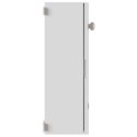 VidaXL Szafka sterownicza Szary 47 x 20 x 50 cm Plastik ABS