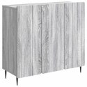 VidaXL Bufet Szary Sonoma 89 x 34,5 x 82 cm Drewno inżynieryjne