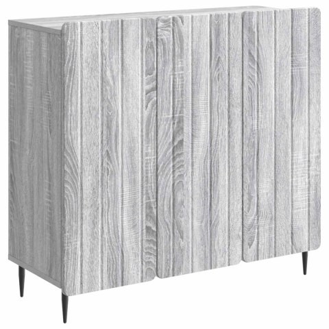 VidaXL Bufet Szary Sonoma 89 x 34,5 x 82 cm Drewno inżynieryjne