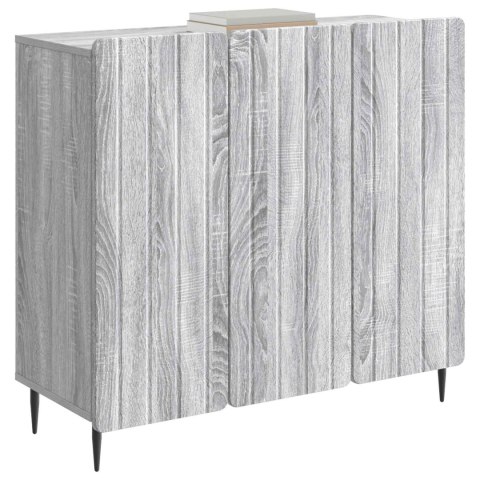 VidaXL Bufet Szary Sonoma 89 x 34,5 x 82 cm Drewno inżynieryjne