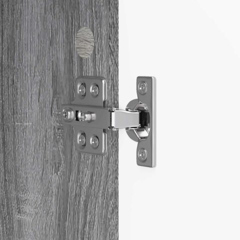 VidaXL Bufet Szary Sonoma 89 x 34,5 x 82 cm Drewno inżynieryjne