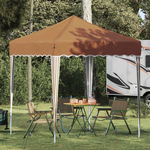 VidaXL Namiot imprezowy rozkładany 195 x 195 x 245 cm Beżowy