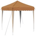 VidaXL Namiot imprezowy rozkładany 195 x 195 x 245 cm Beżowy