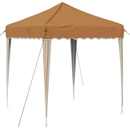 VidaXL Namiot imprezowy rozkładany 195 x 195 x 245 cm Beżowy