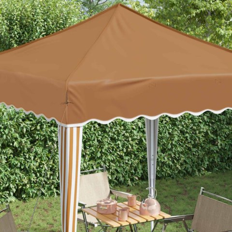 VidaXL Namiot imprezowy rozkładany 195 x 195 x 245 cm Beżowy