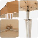 VidaXL Namiot imprezowy rozkładany 195 x 195 x 245 cm Beżowy