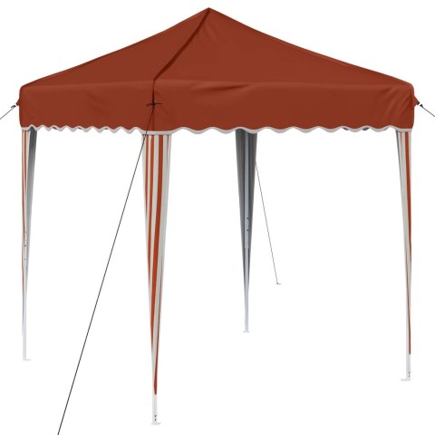 VidaXL Namiot imprezowy rozkładany 195 x 195 x 245 cm terakota