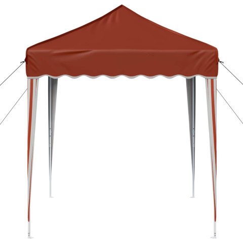 VidaXL Namiot imprezowy rozkładany 195 x 195 x 245 cm terakota