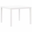 VidaXL Stół Ogrodowy Biały 100 x 100 x 73 cm polirattan