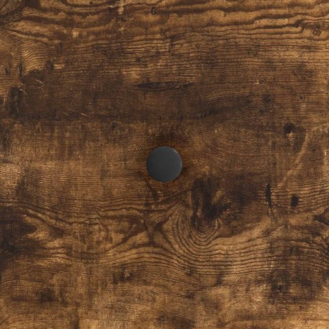 VidaXL Stolik kawowy Dąb wędzony 49 x 50 x 40 cm Drewno inżynieryjne