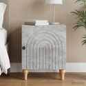 VidaXL Szafka Nocna Betonowy szary 43 x 34,5 x 50 cm