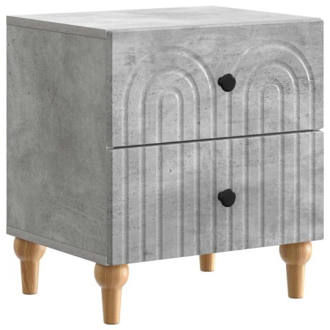 VidaXL Szafka Nocna z szufladą Betonowy szary 43 x 34,5 x 48 cm