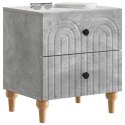 VidaXL Szafka Nocna z szufladą Betonowy szary 43 x 34,5 x 48 cm