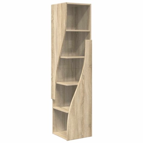 VidaXL Szafka narożna 32x32x140cm Drewno inżynieryjne Dąb Sonoma