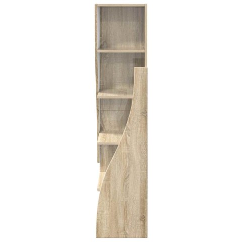 VidaXL Szafka narożna 32x32x140cm Drewno inżynieryjne Dąb Sonoma