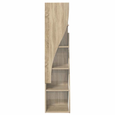 VidaXL Szafka narożna 32x32x140cm Drewno inżynieryjne Dąb Sonoma