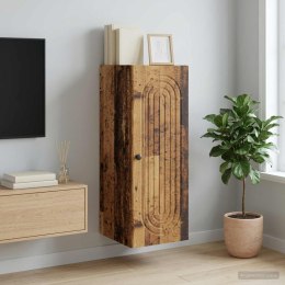 VidaXL Szafka ścienna Stare drewno 33 x 34,5 x 90 cm