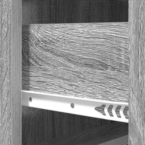 VidaXL Szafka z Szufladami Szary Sonoma 66 x 34,5 x 87 cm