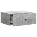 VidaXL Wisząca Szafka Nocna Betonowy szary 49 x 34,5 x 20 cm