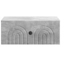 VidaXL Wisząca Szafka Nocna Betonowy szary 49 x 34,5 x 20 cm