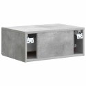 VidaXL Wisząca Szafka Nocna Betonowy szary 49 x 34,5 x 20 cm