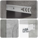 VidaXL Wisząca Szafka Nocna Betonowy szary 49 x 34,5 x 20 cm