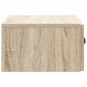 VidaXL Wisząca Szafka Nocna z szufladą dąb Sonoma 49 x 34,5 x 20 cm