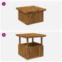VidaXL naturalny 80,5 x 80 x 75/44,5 cm