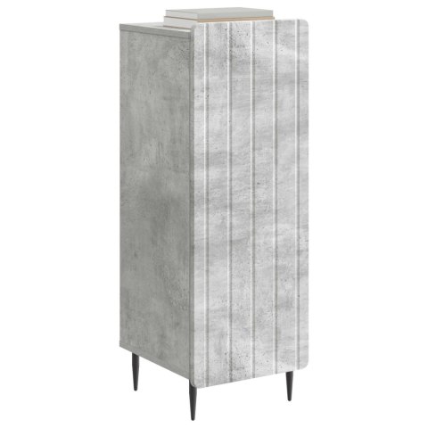 VidaXL Bufet Betonowy szary 34,5 x 33 x 92 cm Drewno inżynieryjne