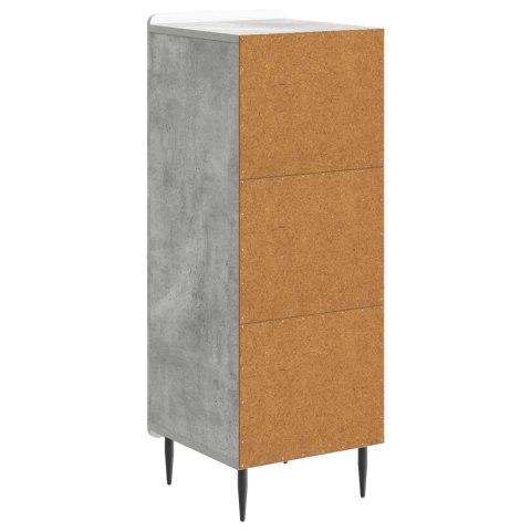 VidaXL Bufet Betonowy szary 34,5 x 33 x 92 cm Drewno inżynieryjne