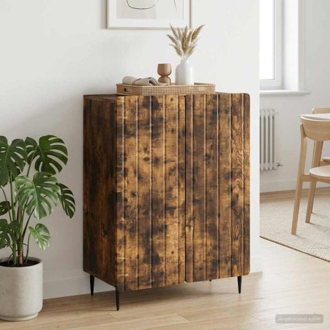 VidaXL Bufet Dąb wędzony 66 x 34,5 x 92 cm Drewno inżynieryjne