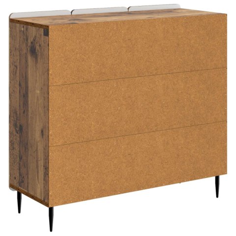 VidaXL Bufet Stare drewno 89 x 34,5 x 82 cm Drewno inżynieryjne