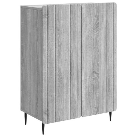 VidaXL Bufet Szary Sonoma 66 x 34,5 x 92 cm Drewno inżynieryjne