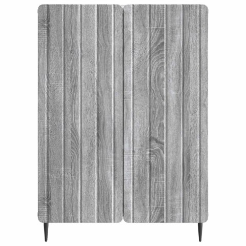 VidaXL Bufet Szary Sonoma 66 x 34,5 x 92 cm Drewno inżynieryjne