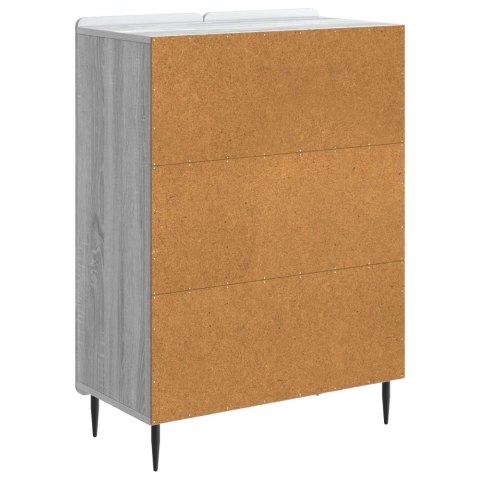 VidaXL Bufet Szary Sonoma 66 x 34,5 x 92 cm Drewno inżynieryjne