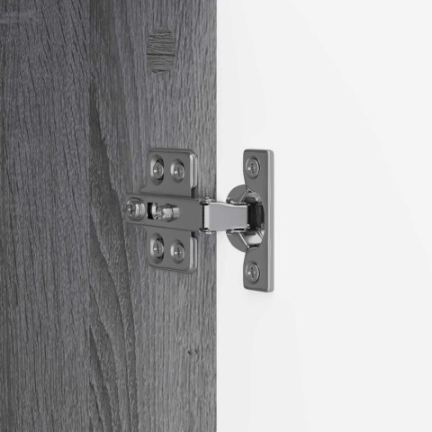 VidaXL Bufet Szary Sonoma 66 x 34,5 x 92 cm Drewno inżynieryjne