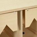 VidaXL Gniazdo dla kur, 3 przegrody, 96x40x45 cm, lite drewno sosnowe