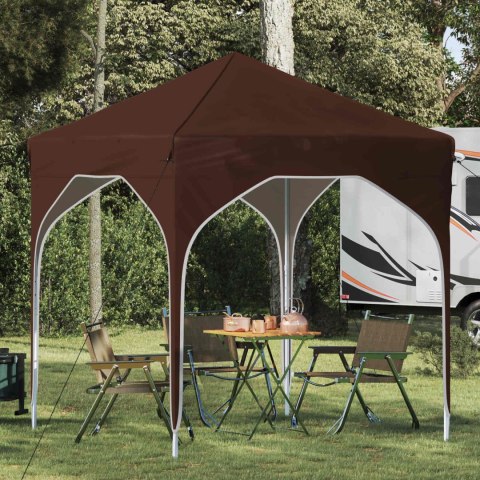 VidaXL Namiot imprezowy rozkładany 194 x 194 x 245 cm brązowy